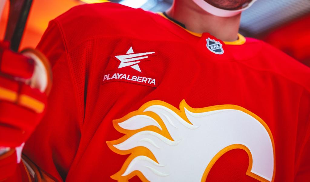 2024 home ice jerseys for the Calgary Flames