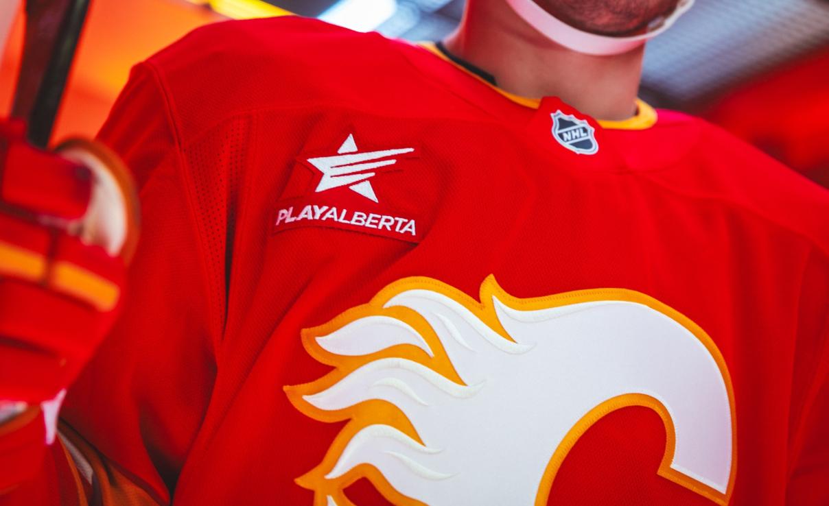 2024 home ice jerseys for the Calgary Flames